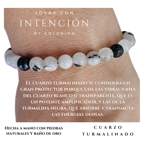 Pulsera con Cuarzo Turmanilado