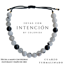 Pulsera con Cuarzo Turmanilado
