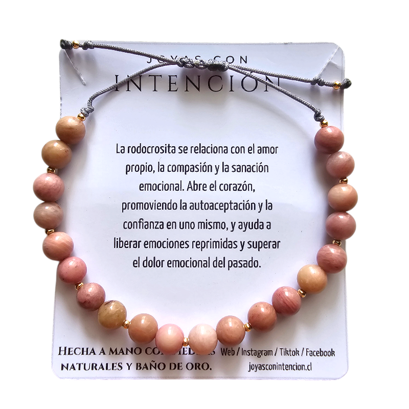 Pulsera con Rodocrosita