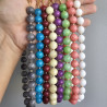 Maxi collar con piedra ónix CREMA
