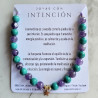 Pulsera Estrella con Amatista y Turquesa