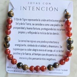 Pulsera con Cornalina Roja...