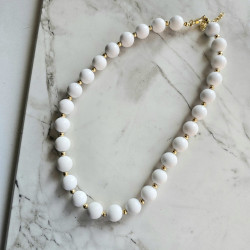 Maxi collar con perlas...
