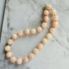Maxi collar con piedra ónix SALMÓN