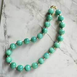 Maxi collar con piedra ónix...
