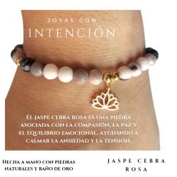 Pulsera Flor de loto con...