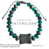 Pulsera con unakita y cristales