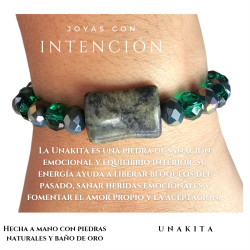 Pulsera con unakita y...