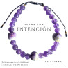 Pulsera cerámica con Amatista