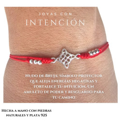 Pulsera nudo de bruja hilo...