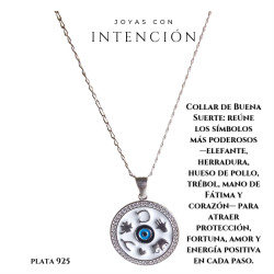 Collar Buena Suerte plata 925