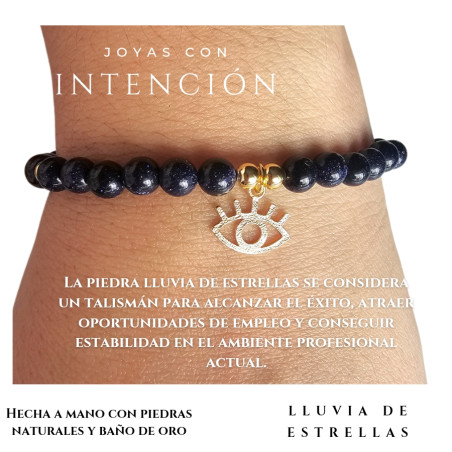 Pulsera Ojo Turco con lluvia de estrellas