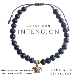 Pulsera Tortuga con lluvia de estrellas