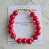 Pulsera con Piedra Jade rojo