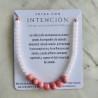 Pulsera con Rodocrosita y cristal