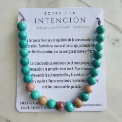 Pulsera con Rodocrosita y...