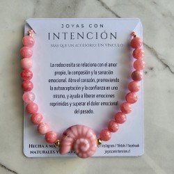 Pulsera con Rodocrosita y...