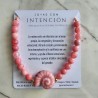 Pulsera con Rodocrosita y caracol