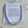 Pulsera con Piedra Amazonita y Cristal