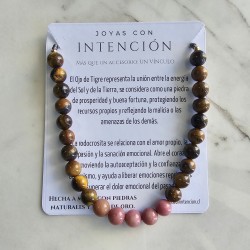 Pulsera con ojo de tigre y...