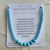 Pulsera con howlita celeste