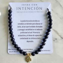 Pulsera Trebol con lluvia...