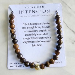 Pulsera con ojo de tigre