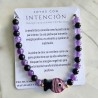 Pulsera Pez con Amatista y Ónix