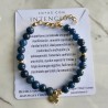 Pulsera trebol con Apatita