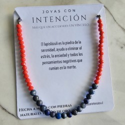 Pulsera con Lapislázuli y...