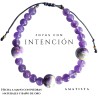 Pulsera cerámica con Amatista