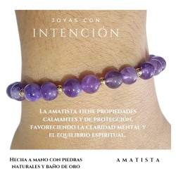Pulsera con Piedra Amatista...