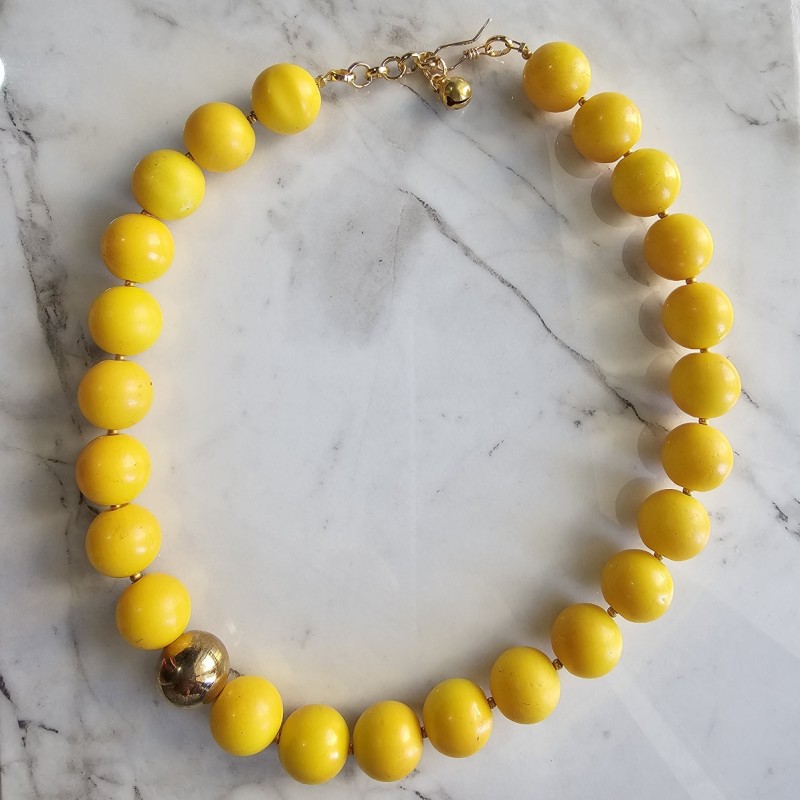 Collar Bubblegum Amarillo