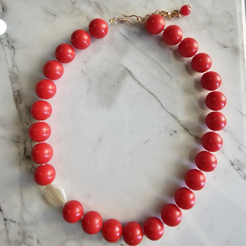 Collar Bubblegum Rojo