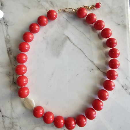 Collar Bubblegum Rojo