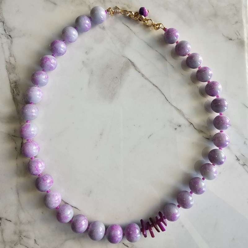 Collar Bubblegum Morado
