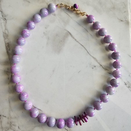 Collar Bubblegum Morado