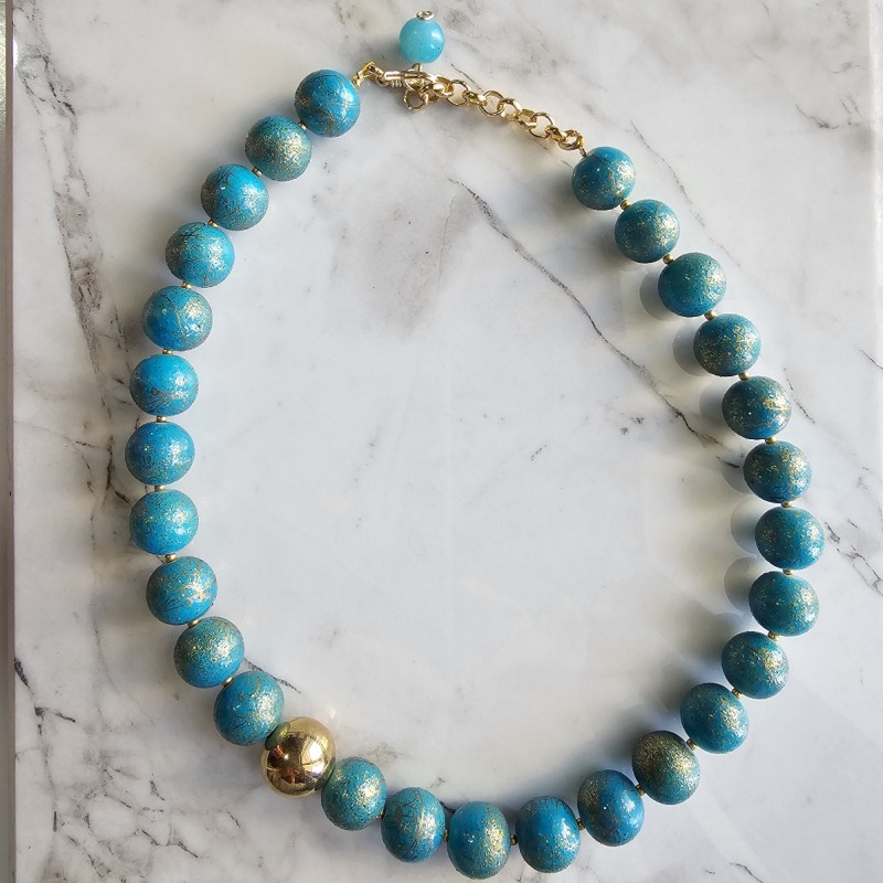 Collar Bubblegum Azul