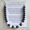 Pulsera con Onix y Howlita Blanca