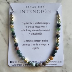 Pulsera con Ágata India