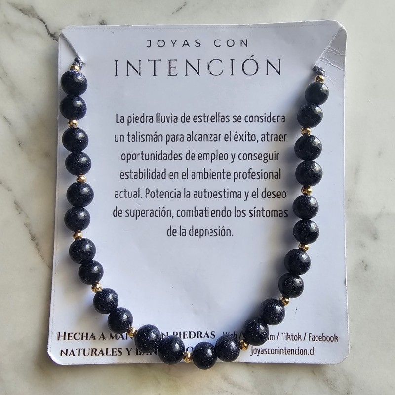 Pulsera con lluvia de estrellas